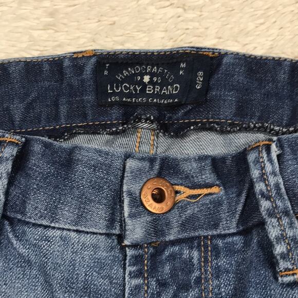 Lucky Brand Womens 6 / 28 Sweet Jean Crop Vintage Y2k Retro 90s - Picture 2 of 9